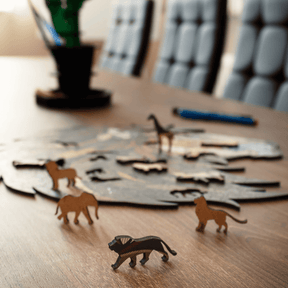 Lion | Puzzle en bois-Eco-Wood-Art--