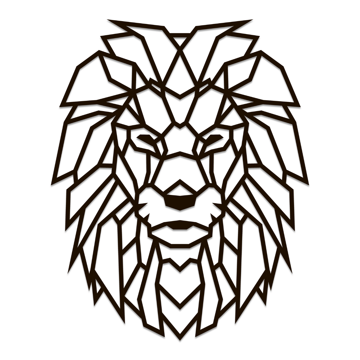 Lion | wall puzzle wall puzzle eco wood art--