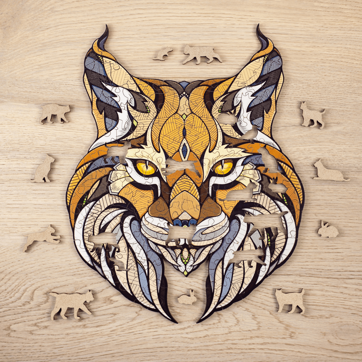 Luchs | Holzpuzzle-Holzpuzzle-Eco-Wood-Art--