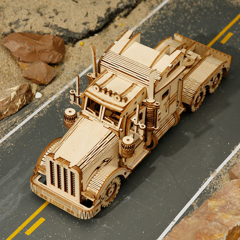 MC502-LKW-Truck-MagicHolz - Wooden models Puzzle