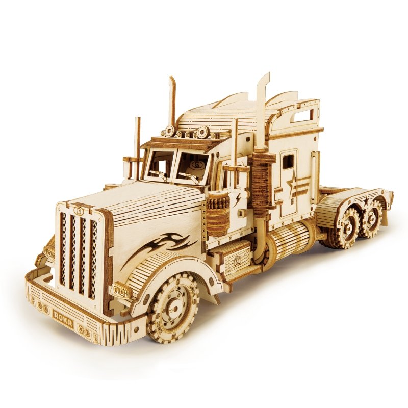 Camion puzzle 3D 1:40-3D Puzzle-Robotime--