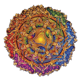 Mandala Puzzle Inexhaustible Prosperity Wooden Puzzle-Unidragon--