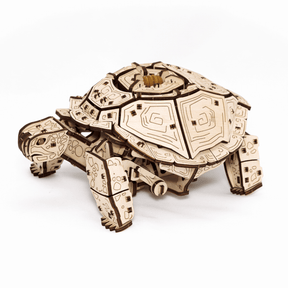 Mechanische schildpad-Mechanische houten puzzel-Eco-Hout-Kunst...