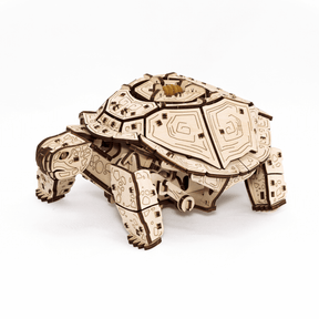 Mechanical Turtle | Turtle-Mechanical Wooden Puzzle-Eco-Wood-Art--