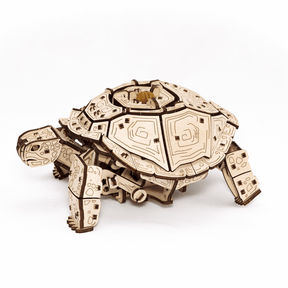 Tortue mécanique | Turtle-Mechanisches Holzpuzzle-Eco-Wood-Art--