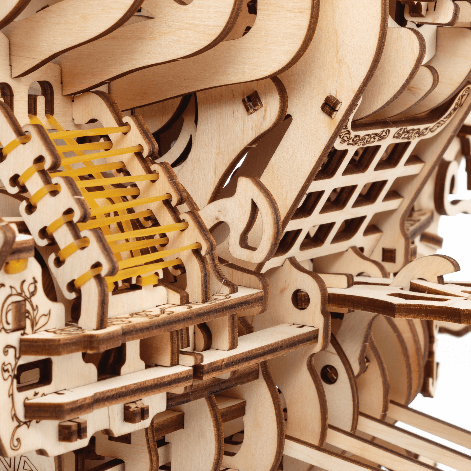 Mechanisch luchtschip | Skylord-Mechanische houten puzzel-Eco-Hout-Kunst...