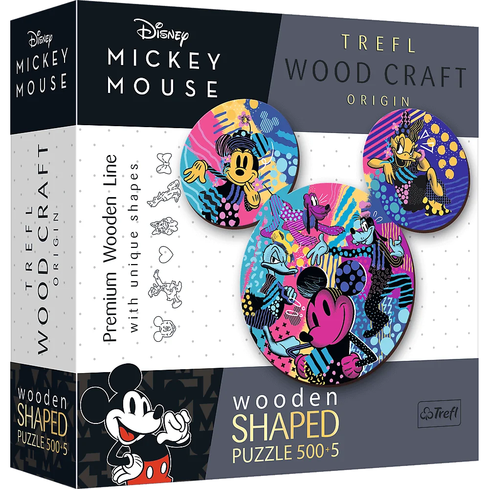 Mickey Mouse | Holz Puzzle 500+1-Holzpuzzle-TREFL--