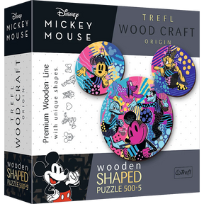 Mickey Mouse | Wood Puzzle 500+1 wooden puzzle-TREFL--
