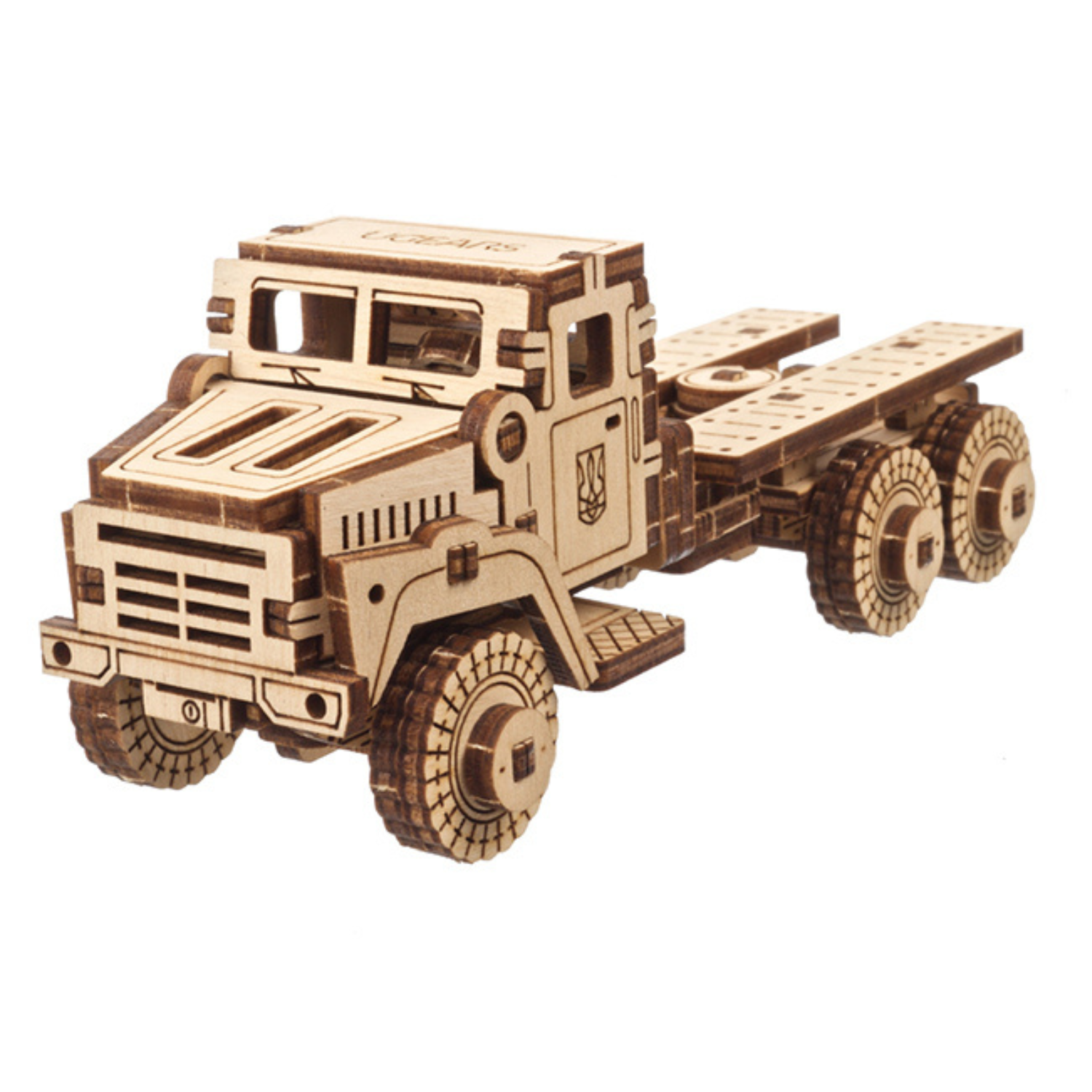 Camion militaire | Ugears-Puzzle mécanique en bois-Ugears--
