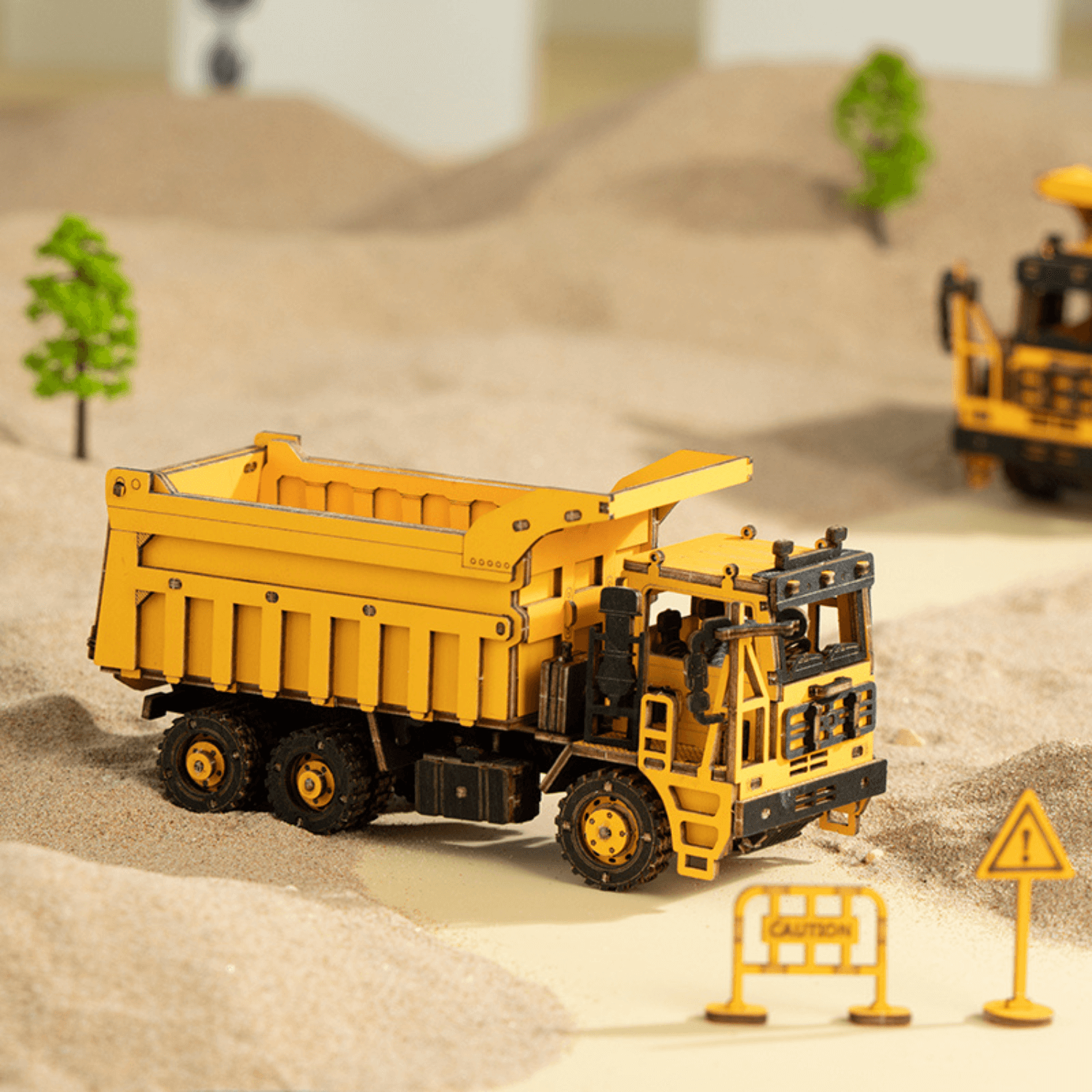 Dump Truck | Bouwmachines-3D Puzzel-Robotime--