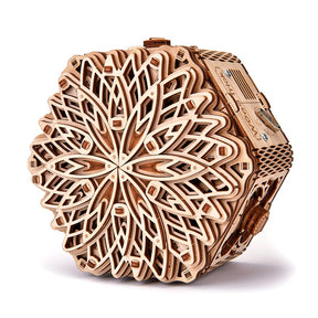 Mysterious flower mechanical wooden puzzle-WoodTrick--