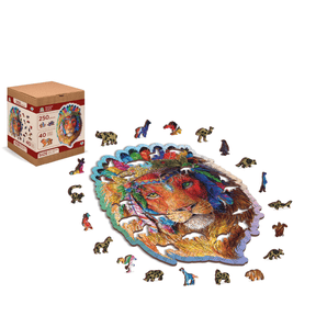 Mystic Lion Puzzle | Wooden Puzzle-WoodenCity--