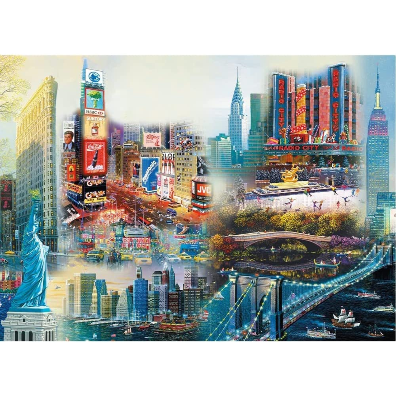 New York | Holz Puzzle 1000-Holzpuzzle-TREFL--