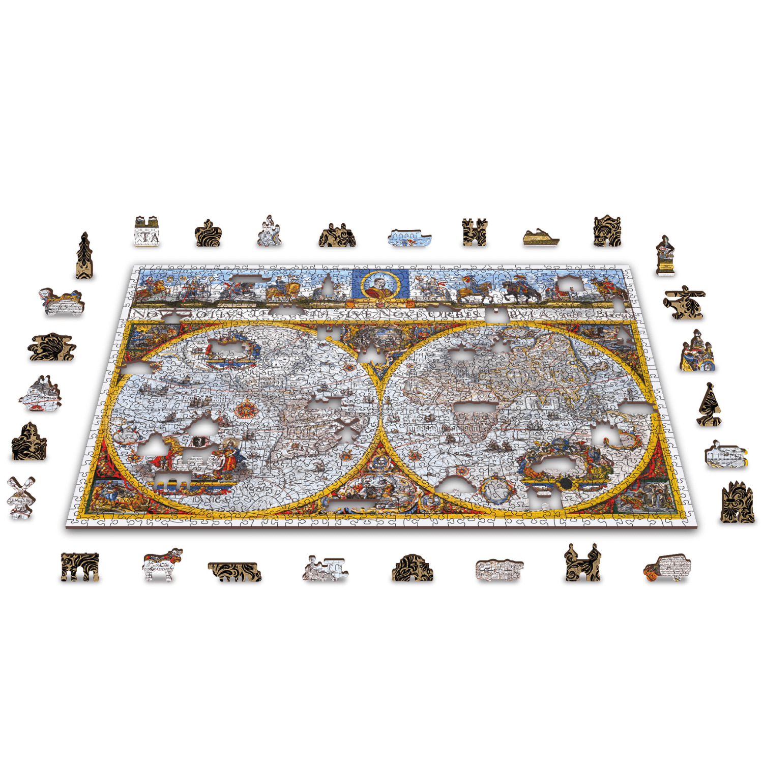 Puzzle Classique 280 pièces Rome Italie Basilique D'Ulpia Patrimoine Mondial