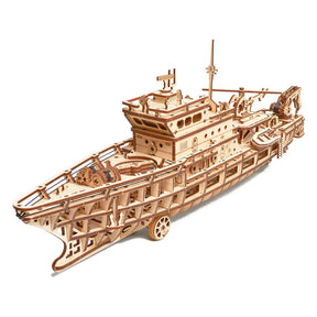 Calypso Ocean Explorer Yacht 3D Puzzle WoodTrick--