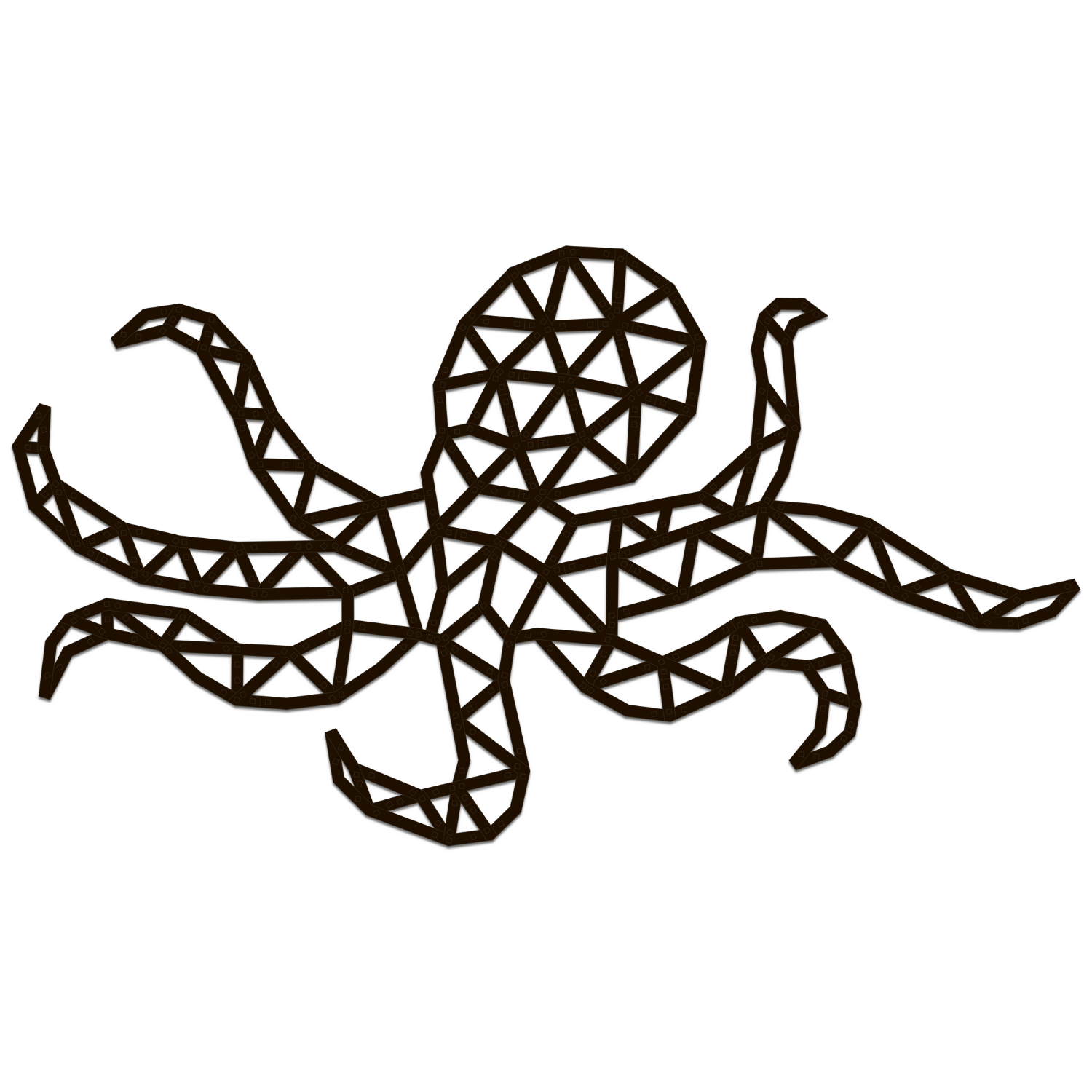 Octopus Wandpuzzel-Muurpuzzel-Eco-Hout-Kunst...