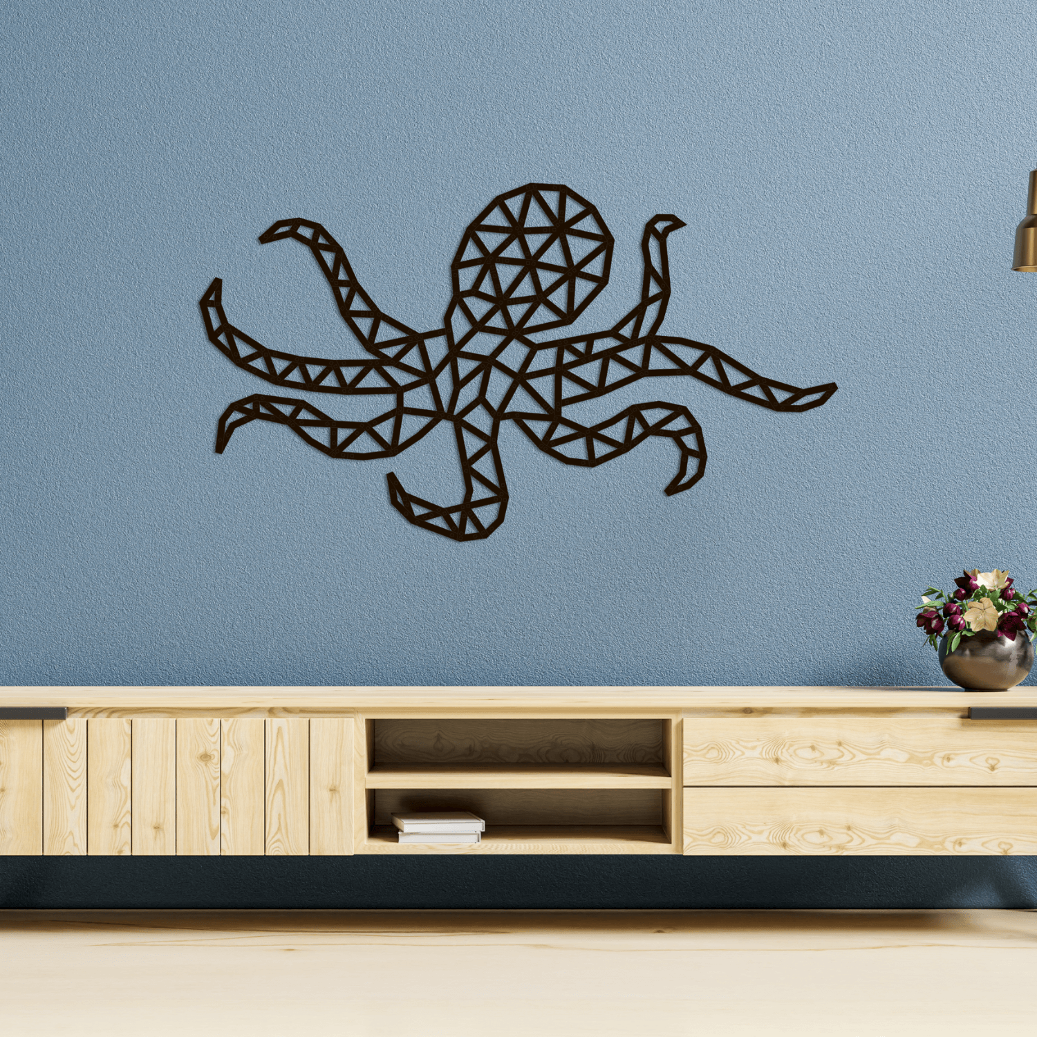 Oktopus | Wandpuzzle-Wandpuzzle-Eco-Wood-Art--