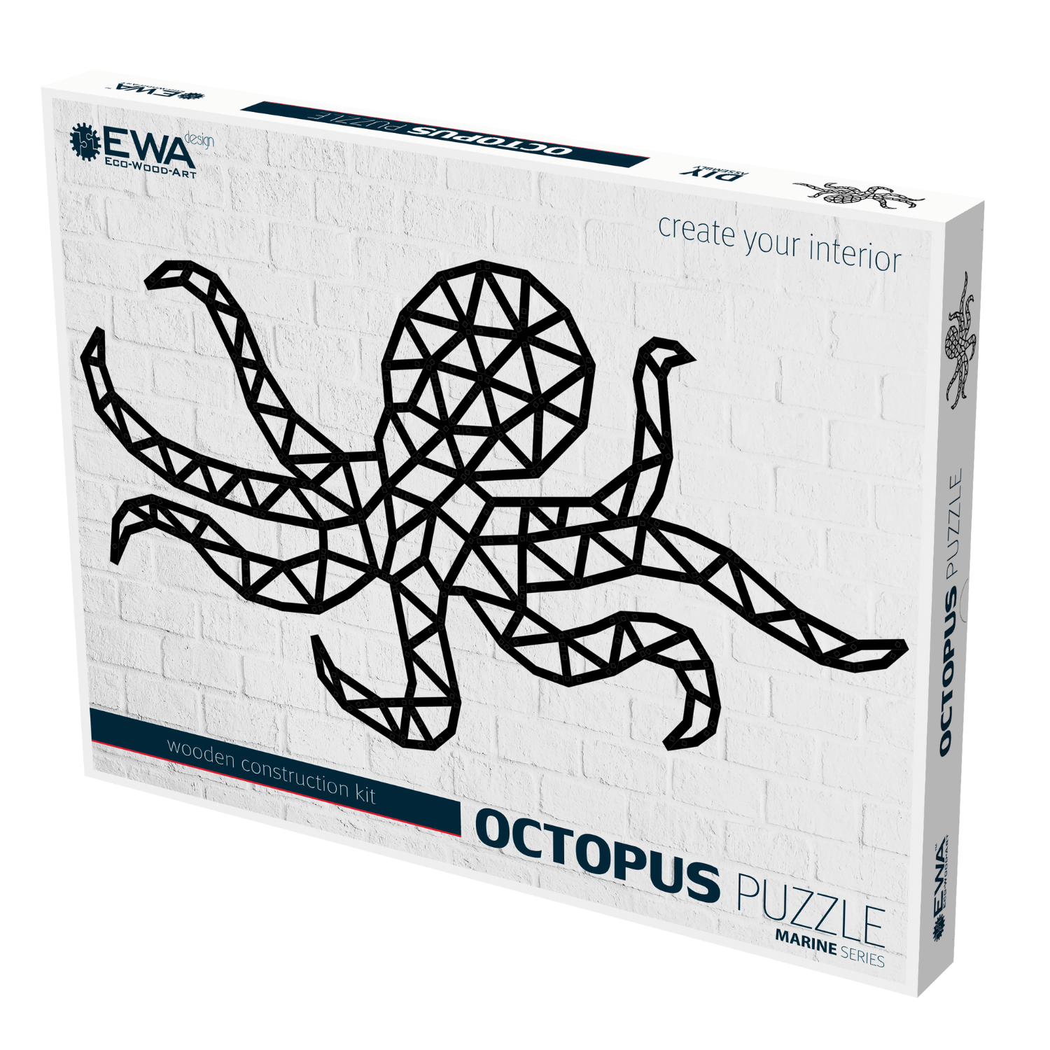 Octopus | wall puzzle wall puzzle eco wood art--