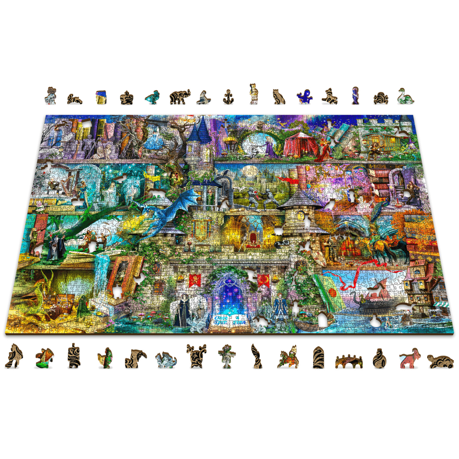 Once upon a time there was a fairy tale... | Wooden Puzzle 2000-wooden puzzle-WoodenCity--