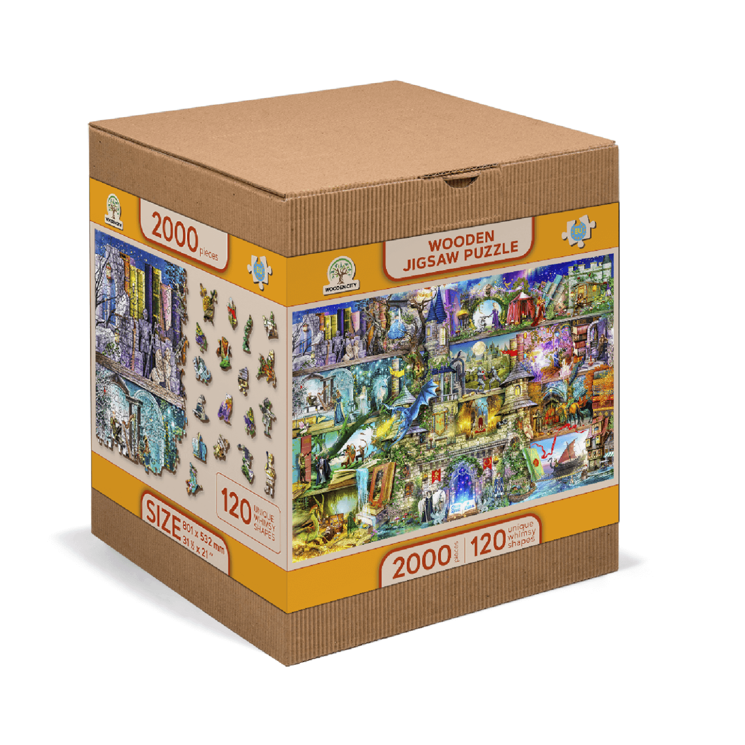 Il était une fois un conte de fées... | Puzzle en bois 2000-Puzzle en bois-WoodenCity--