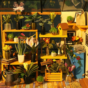 Cathy's Flower House (Gewächshaus)-Miniaturhaus-Robotime--