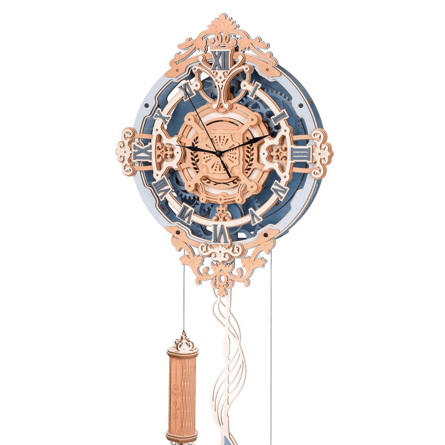 Romantische Wanduhr | ROKR-Mechanisches Holzpuzzle-Robotime--