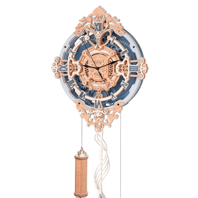 Romantic Wall Clock | ROKR-Mechanical Wooden Puzzle-Robotime--