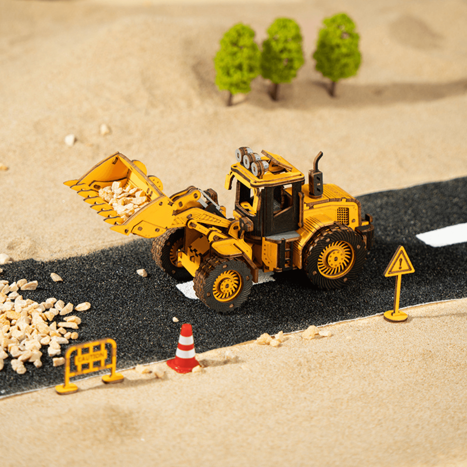 Bucket Loader | Construction Machinery 3D Puzzle Robotime--