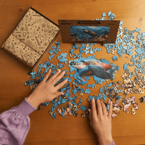 Iridescent Turtle Wooden Puzzle Unidragon--