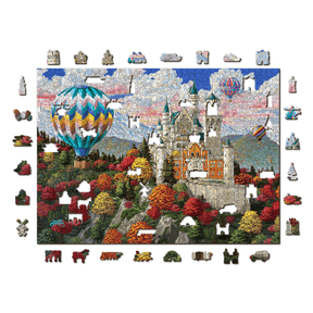 The Neuschwanstein Castle Jigsaw Puzzle | Wooden Puzzle 1010-WoodenCity--