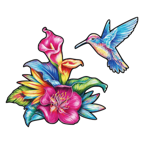 Insaisissable colibri-puzzle en bois-Unidragon--