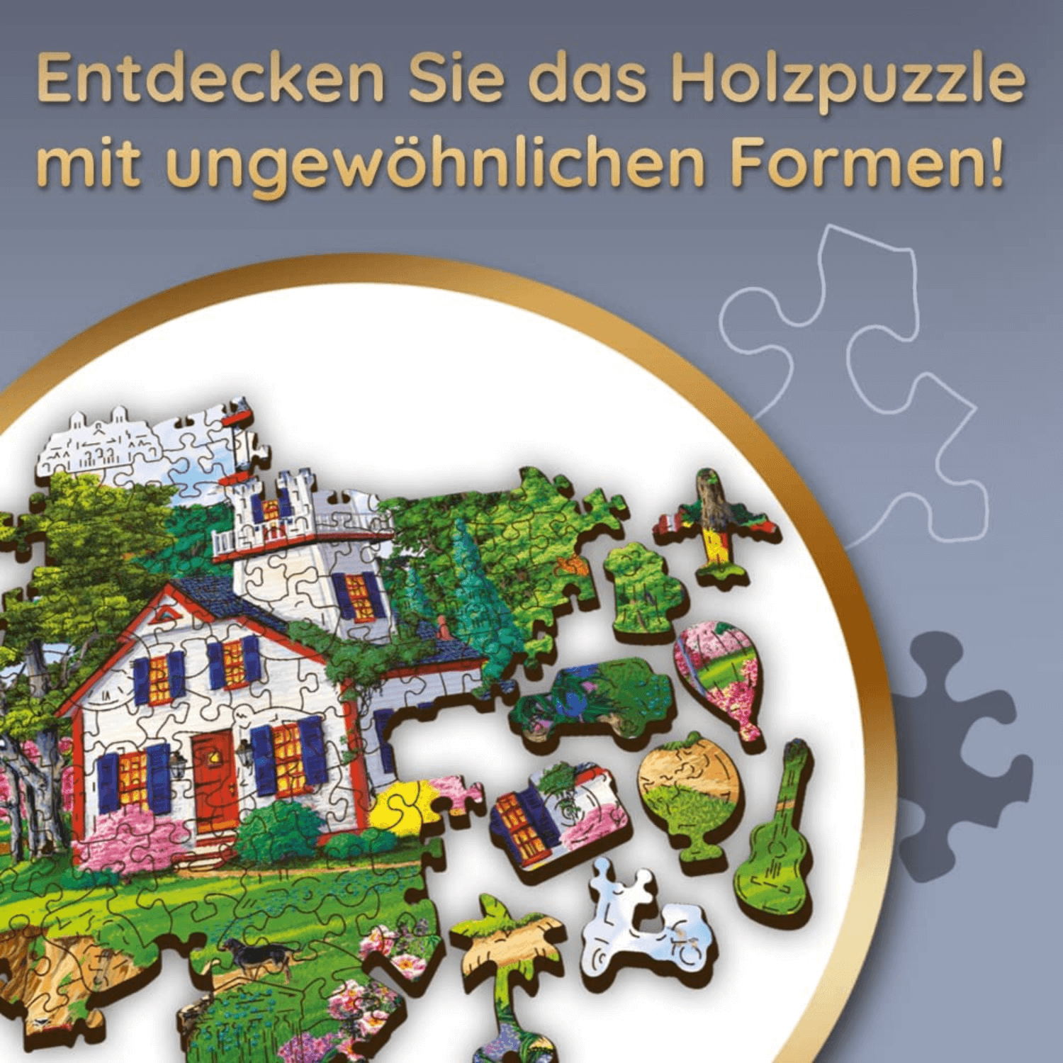 Sommer Oase | Holz Puzzle 500+1-Holzpuzzle-TREFL--