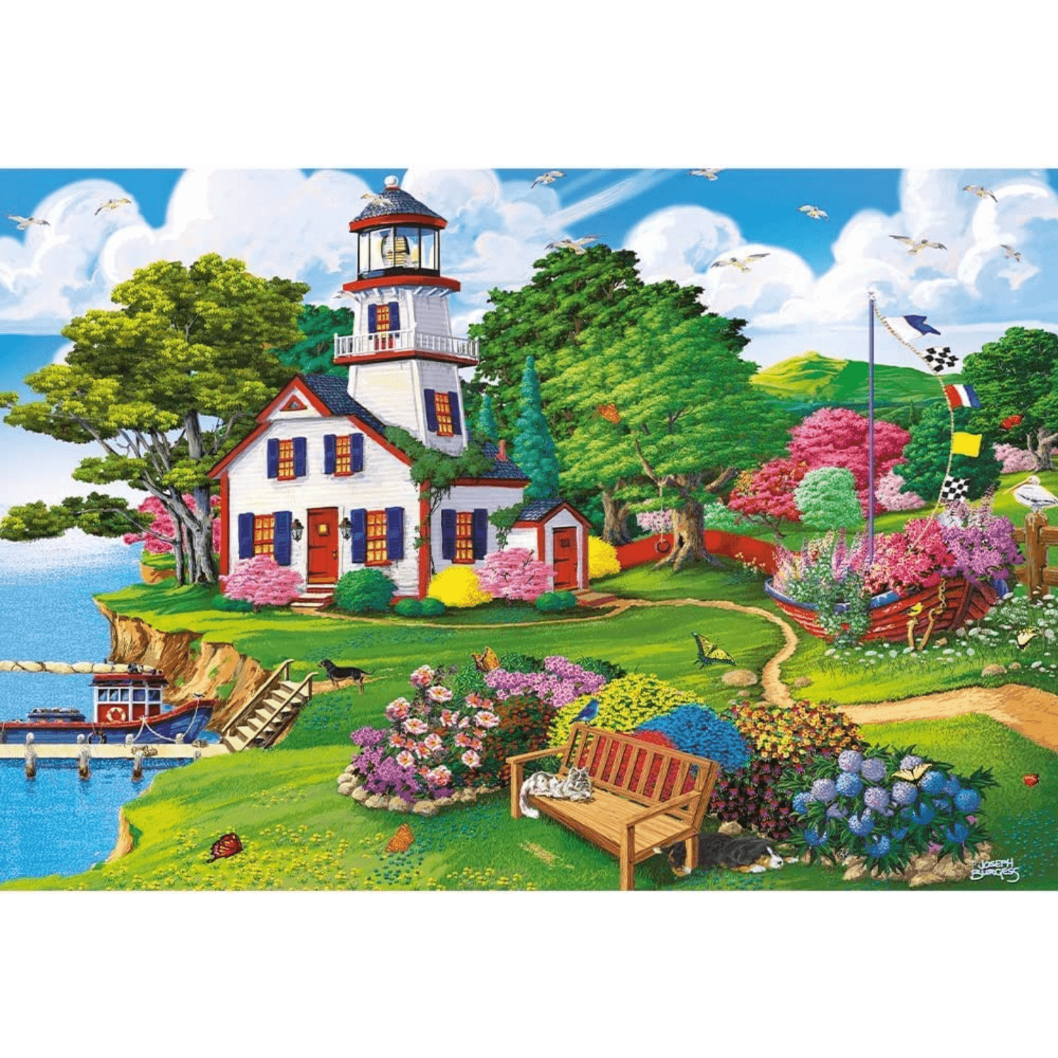 Summer Oasis | Wood Puzzle 500+1 wooden puzzle-TREFL--