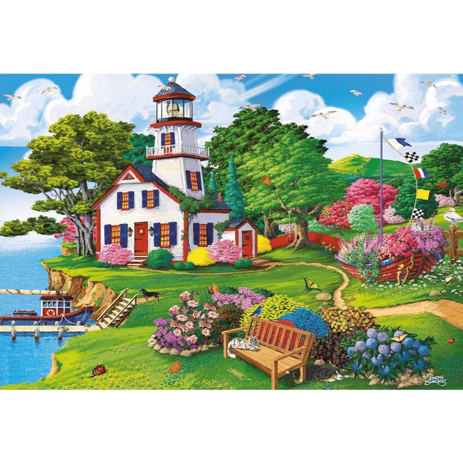 Oasis d'été | Puzzle en bois 500+1-Puzzle en bois-TREFL--