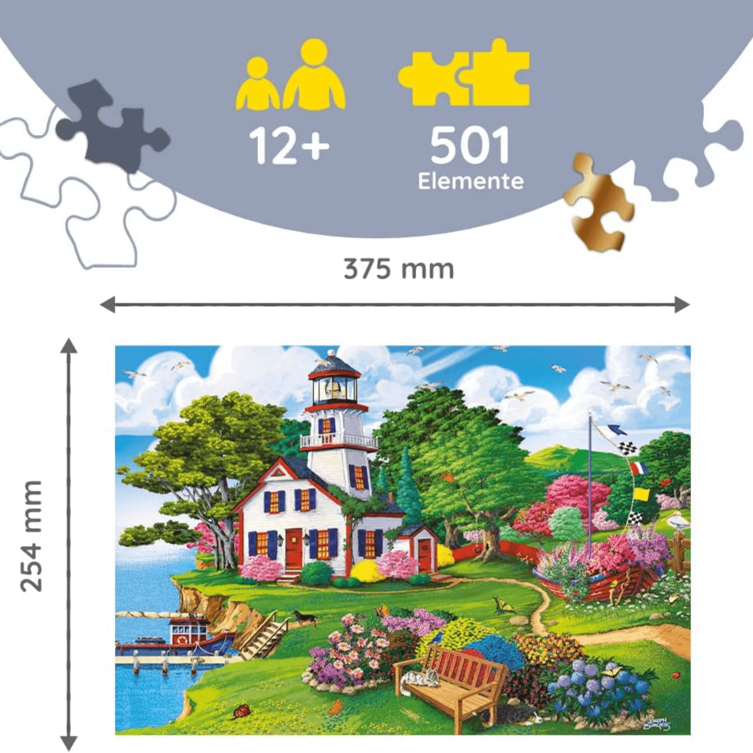 Oasis d'été | Puzzle en bois 500+1-Puzzle en bois-TREFL--