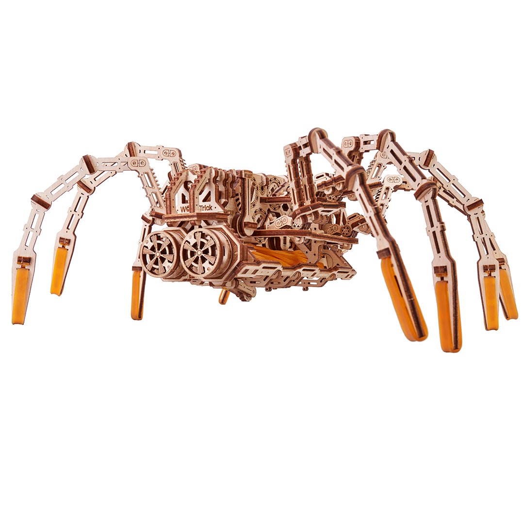 Space Spider Mechanical Wooden Puzzle WoodTrick--