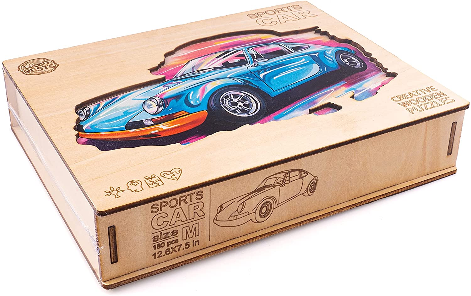 Sports car wooden puzzle-MagicHolz--