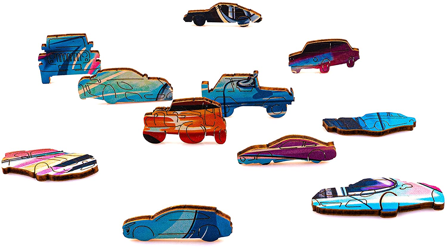 Puzzle de voiture de sport en bois-MagicHolz--