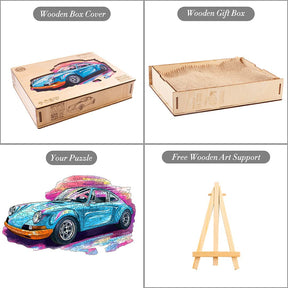 Sports car wooden puzzle-MagicHolz--