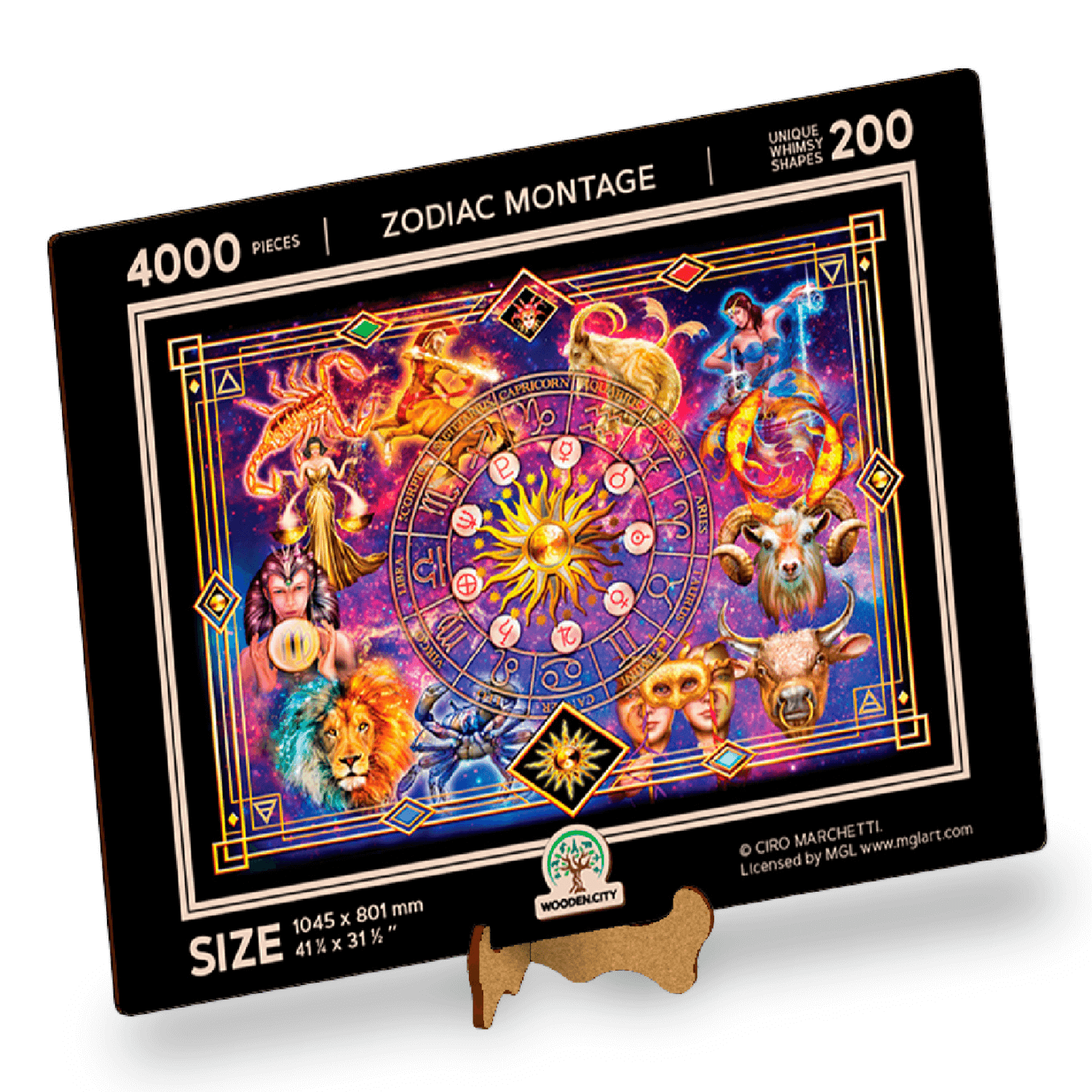 Sternzeichen | Holz Puzzle 4000 Teilen-Holzpuzzle-WoodenCity--