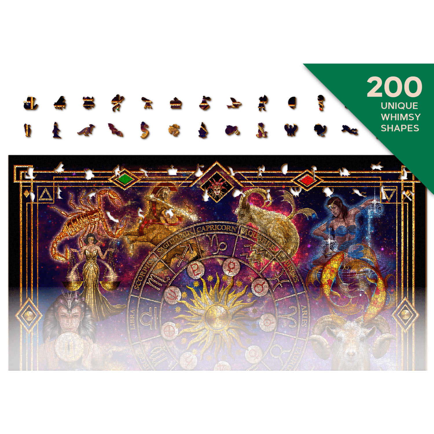 Sternzeichen | Holz Puzzle 4000 Teilen-Holzpuzzle-WoodenCity--