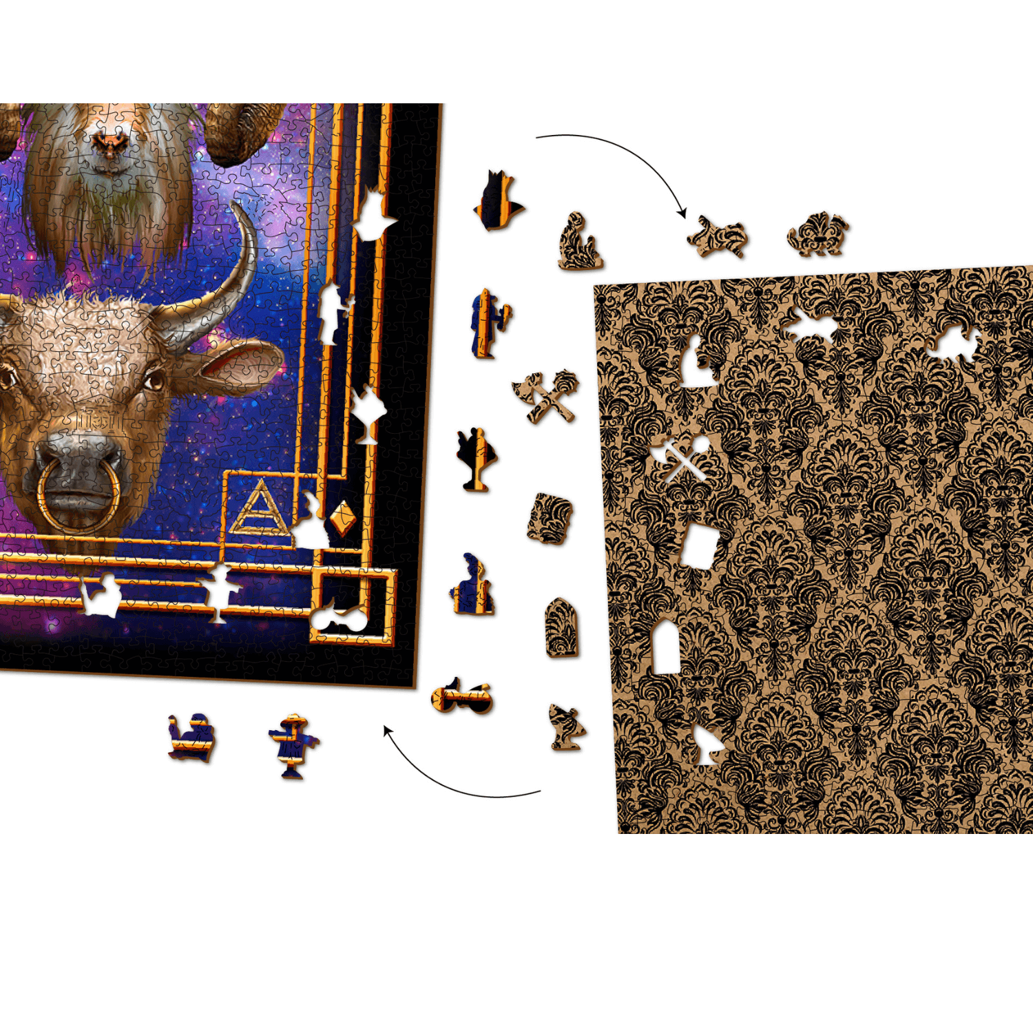 Sternzeichen | Holz Puzzle 4000 Teilen-Holzpuzzle-WoodenCity--