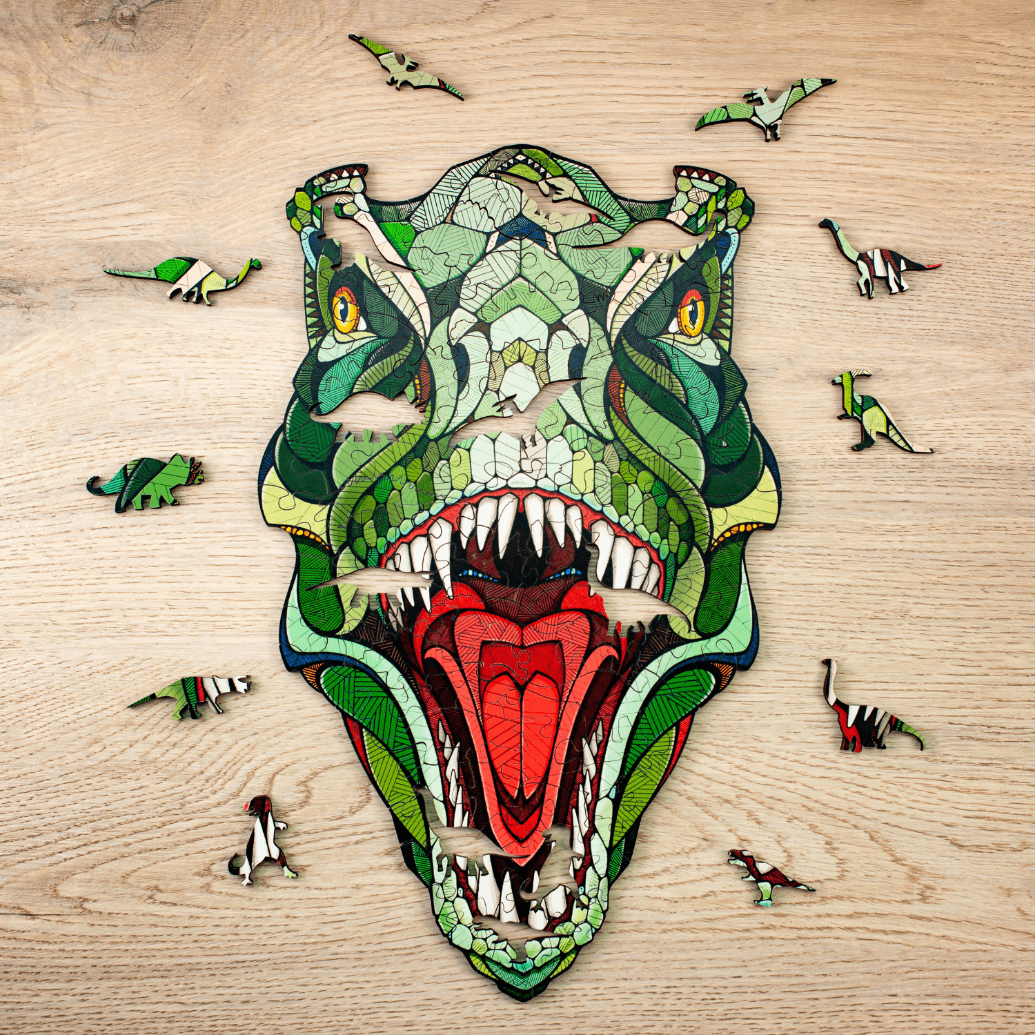 T-Rex | Puzzle en bois-Eco-Wood-Art-t-rex-s
-ewa-4815123001881