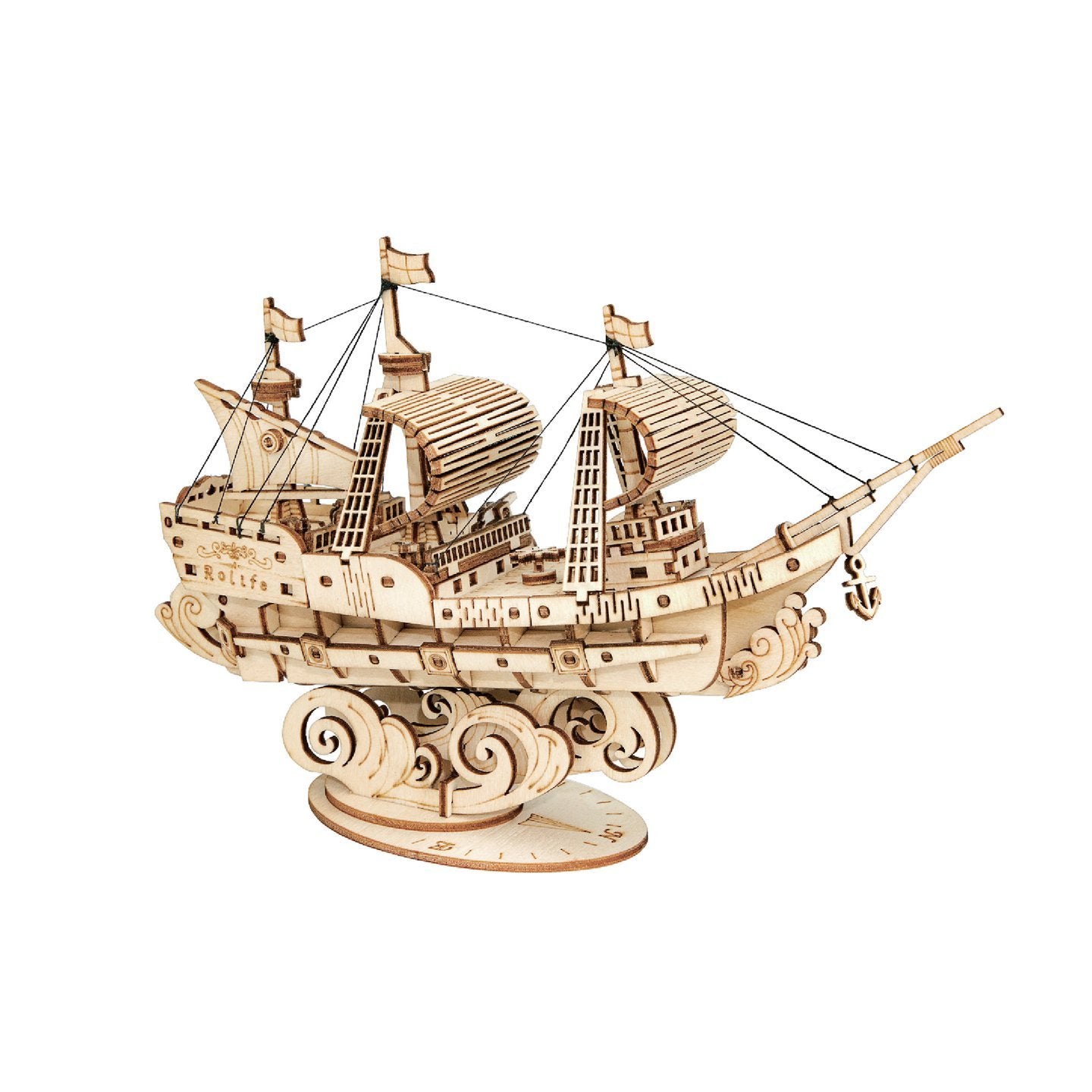 Segelschiff-3D Puzzle-Robotime--