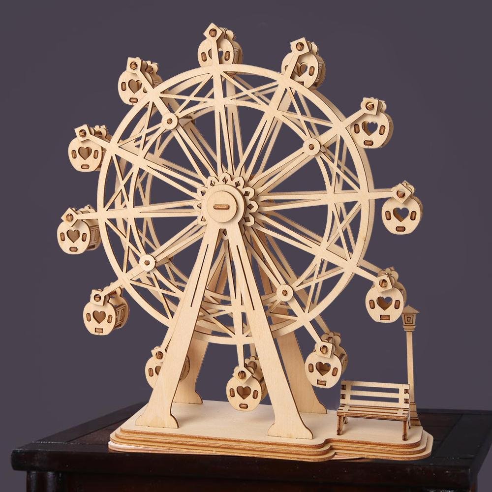 Riesenrad Holzpuzzle-3D Puzzle-Robotime--