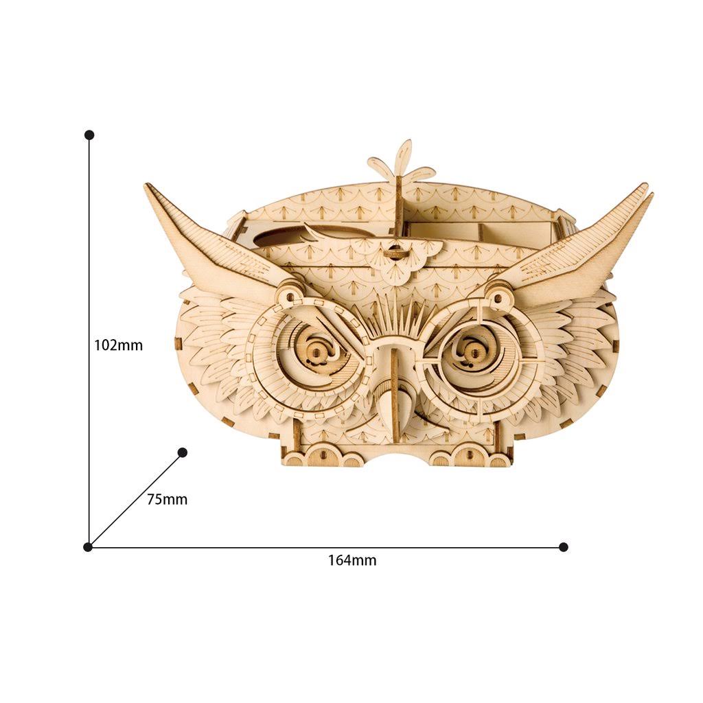 Owls Box-3D Puzzle-Robotime--