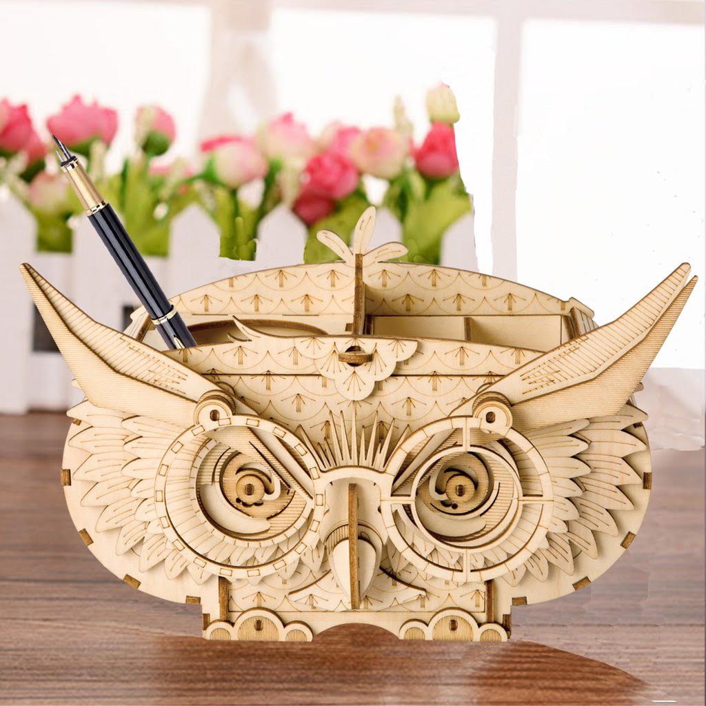 Owls Box-3D Puzzle-Robotime--