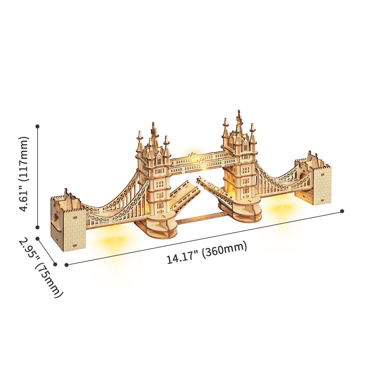 Tower Bridge puzzel-3D puzzel-Robotime--