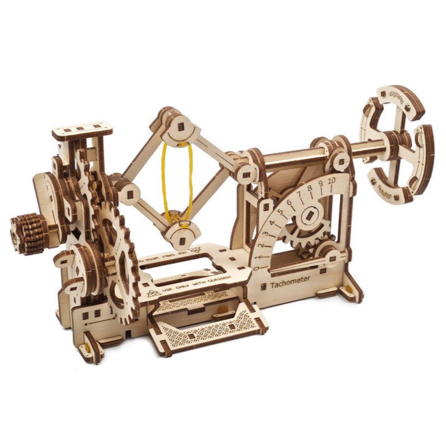 Tachometer-Mechanisches Holzpuzzle-Ugears--