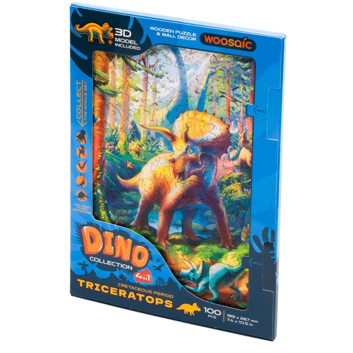 Puzzle Triceratops - Découvrir les dinos 🦕